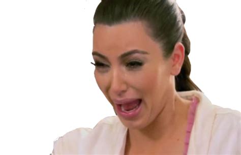 crying kim kardashian png