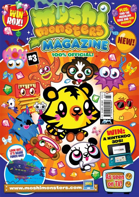 Official Moshi Monsters Magazine Issue Three Cover Released