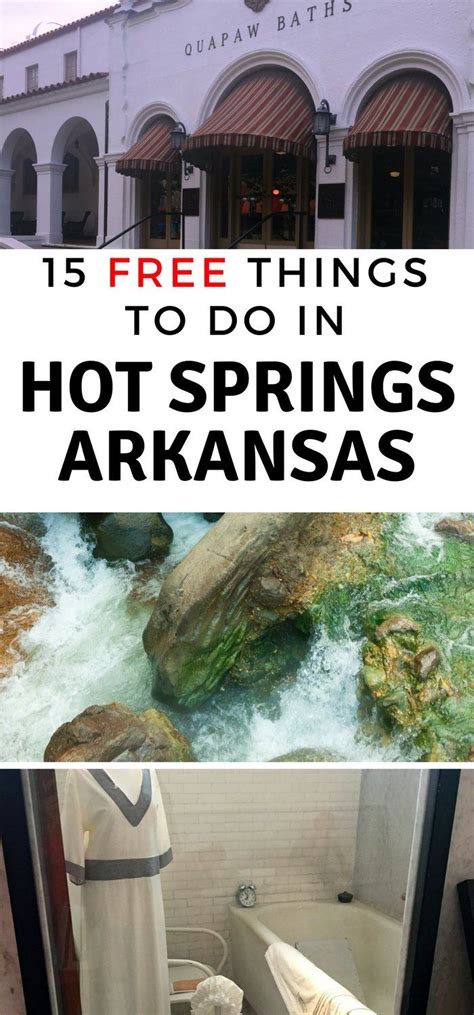 15 Free Things To Do In Hot Springs Ar Our Roaming Hearts Arkansas Travel Hot Springs