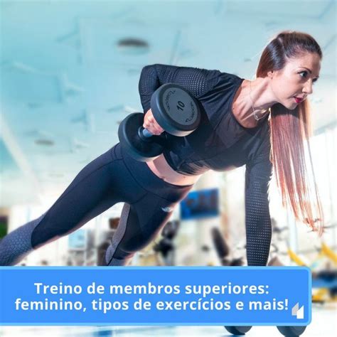 Treino de membros superiores feminino tipos de exercícios e mais