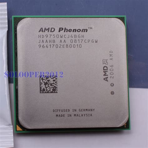 Free shipping AMD Phenom X4 9750 2.4 GHz Quad-Core AM2+ HD9750WCJ4BGH ...