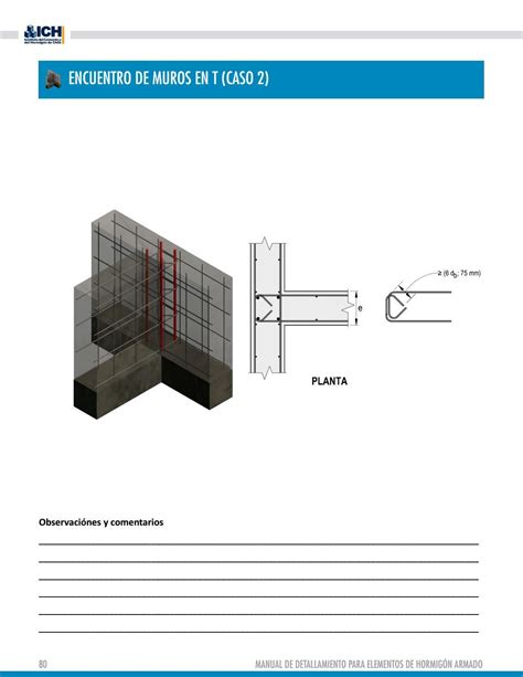 Manual De Detallamiento Para Elementos De Hormig N Armado By Instituto