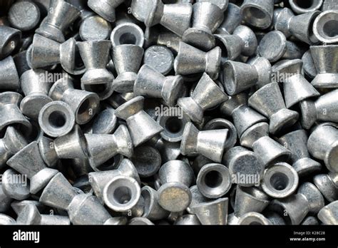 Air gun pellets background. Horizontal image Stock Photo - Alamy