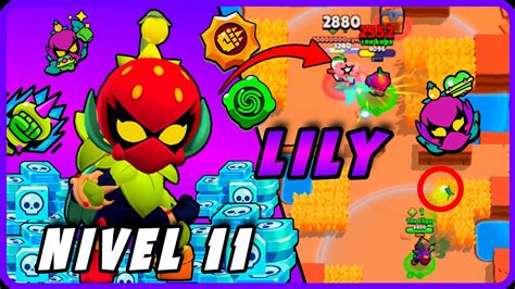 DESBLOQUEO A LA NUEVA BRAWLER MÍTICA LILY la subo a fuerza 11