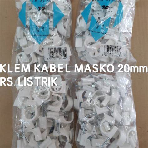 Jual Klem Kabel Mm Masko Paku Beton Asli Shopee Indonesia