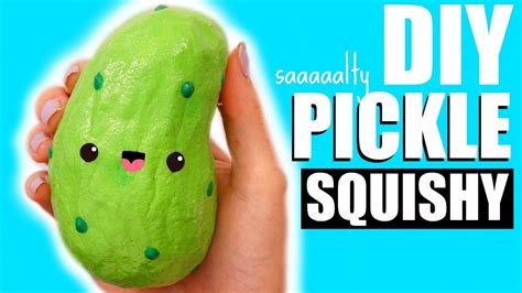 Diy Pickle Squishy Youtube