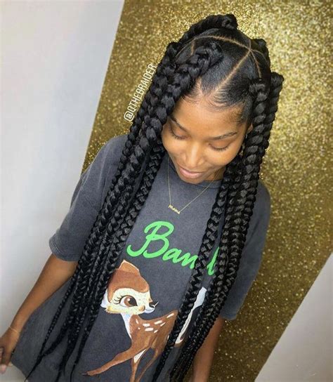 50 Beautiful Jumbo Box Braids Ideas Thrivenaija