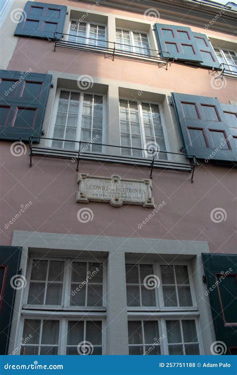 Beethoven Birthplace Bonn Altstadt Stock Photo Image Of Composer