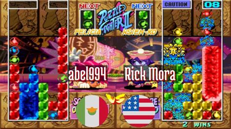 Ft10 Spf2t Abel994 Mx Vs Rick Mora Us Super Puzzle Fighter Ii Turbo Spf2 Fightcade Oct 4