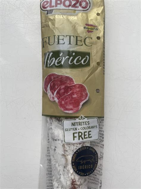 Fuetec Iberico Elpozo - калорийность, пищевая ценность ⋙ ...