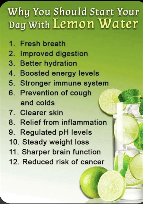 Benefits Of Drinking Water With Lemon