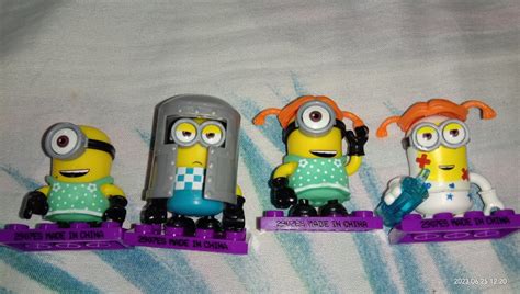 Minion Small Figures 4pcs for 180 on Carousell