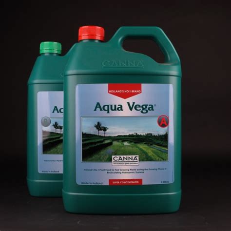 Aqua Vega A B 10l 2x5l Canna Nutrients Hydroponic Nutrients Canna Products Canna