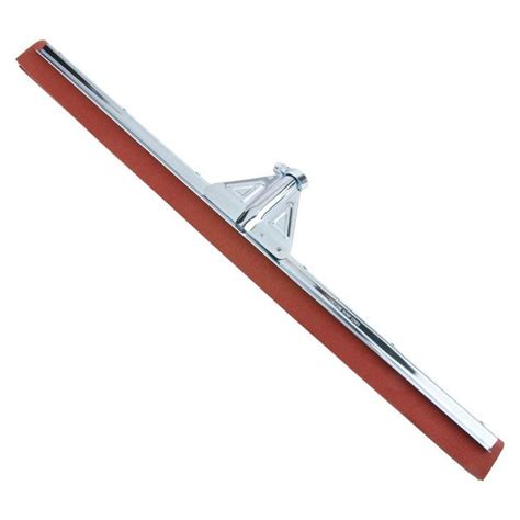 Heavy Duty Metal Floor Squeegee With Red Neoprene Rubber 2255 Cm