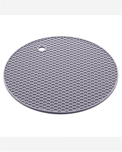 Riachuelo Descanso Para Panela Redondo De Silicone Cinza 18cm Lyor