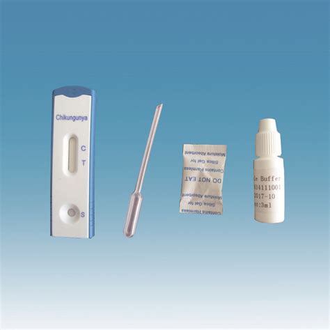 Medical Ivd Rapid Diagnostic Test Kits Chikungunya Igg Igm Test Card