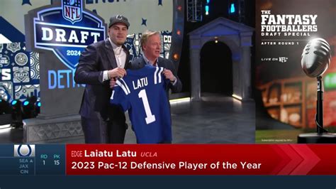 Bucky Brooks Lance Zierlein React To Colts Selecting Laiatu Latu At No