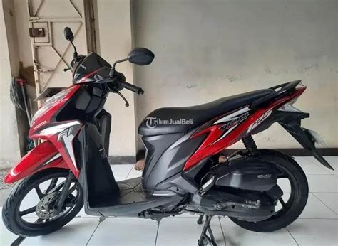 Motor Honda Vario Tahun 2013 Warna Merah Bekas Surat Komplit Di