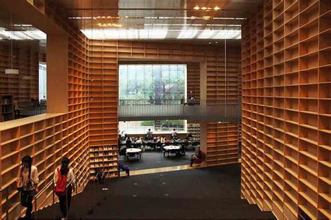 Musashino Art University Library by Sou Fujimoto: interior stairs ...