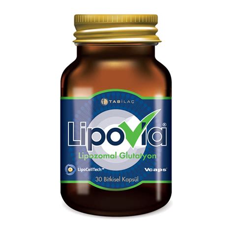 Lipovia Lipozomal Glutatyon Bitkisel Kaps L Vitamin Dolab