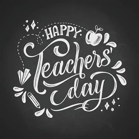 Free Vector | Happy teachers day