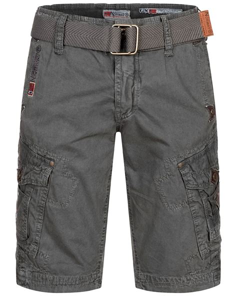 Geographical Norway Herren Cargo Shorts Kurze Hose Short Bermuda