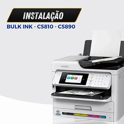 Impressora Epson Multifuncional WorkForce Pro WF C4820 Bulk Ink