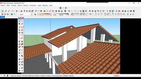 Como Fazer Telhado No Sketchup Instant Roof Pro Sketchup Youtube