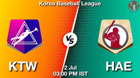 Ktw Vs Hae Dream Team Prediction Fantasy Baseball Tips Jul