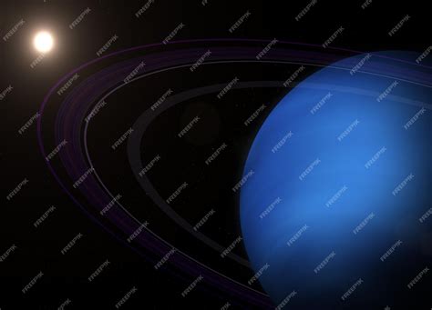 Premium Photo Planet Neptune With Its Rings Neptune Is The Eighth