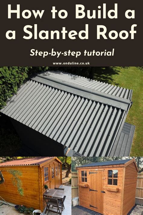 How To Build A Slanted Shed Roof Step By Step Guide