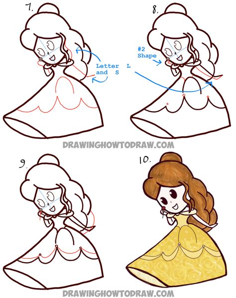 Easy Drawings Of Disney Princesses Step By Step