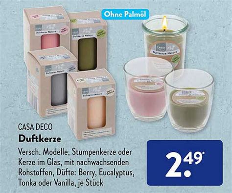 Casa Deco Duftkerze Angebot Bei Aldi Sud