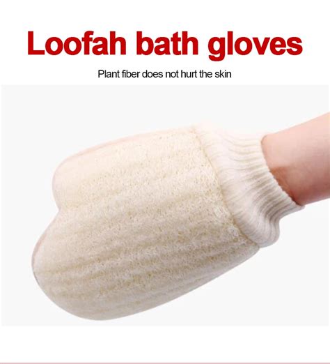 Natural Eco Friendly Exfoliation Pad Shower Lufa Gloves Loofa Loofah Sponge Scrub Bath Loofah