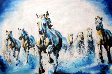 Galloping Horse Painting at PaintingValley.com | Explore collection of ...