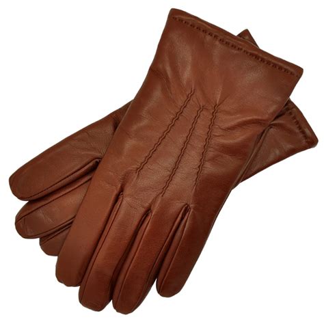 San Severo Saddle Brown Leather Gloves Handmade Leather Gloves