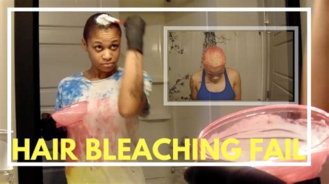 Hair Fail Bleaching My Natural Hair Gone Wrong Youtube