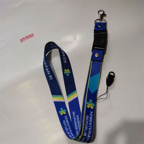 Jual Kemenkes Ri Tali Id Card Kemenkes Ri Bumn Lanyard Kemenkes Ri