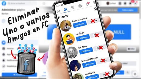 Como Eliminar Uno O Varios Amigos En Facebook Desde El Celular Youtube