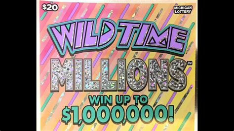 Wildtime Millions Michigan Lottery Instant Ticket New Release Youtube