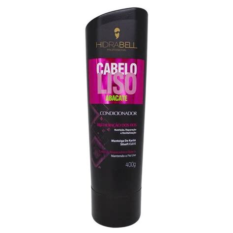 Condicionador Hidrabell Cabelo Liso 400g Condicionador Magazine Luiza