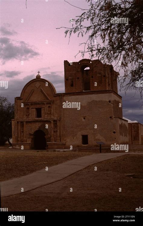 Tumacacori Spanish Mission Arizona State Park Hi Res Stock Photography