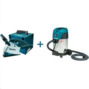 Makita SG1251J VC3011L Kit Rozadora 125mm Aspirador 1000W 30L