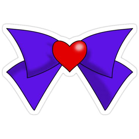 Super Sailor Mars Bow Stickers By Trekvix Redbubble