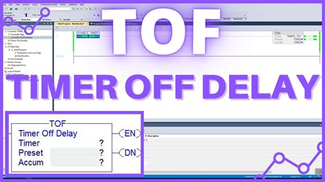 How To Use TOF Timer Off Delay Timer Step By Step 2021 YouTube