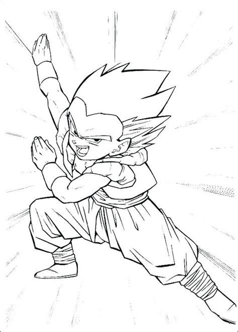 Kid Goku Coloring Pages at GetColorings.com | Free printable colorings ...