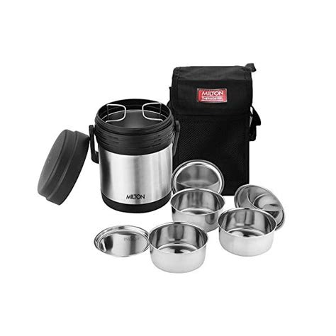 Milton Thermosteel Hot Meal 3 Container Lunch Box
