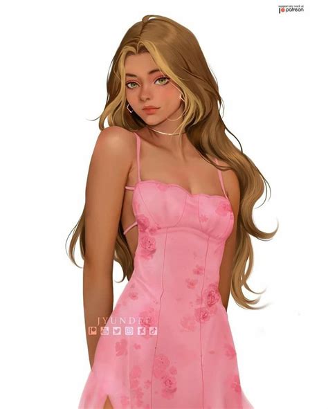 Pin by Winny Ness on 春夏 Digital art girl Girls cartoon art Fashion