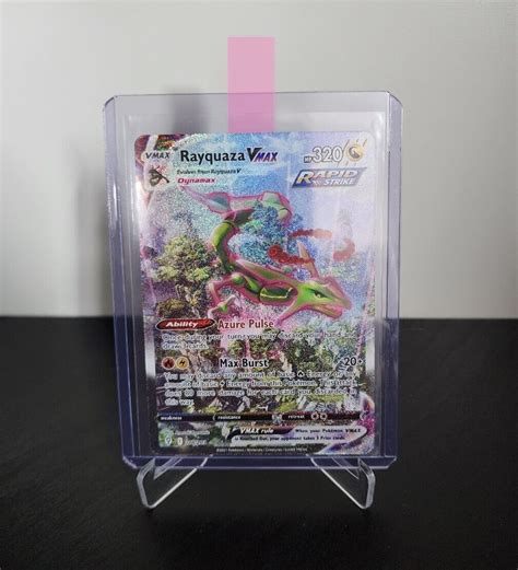 Pok Mon Tcg Rayquaza Vmax Alternate Art Evolving Skies Secret