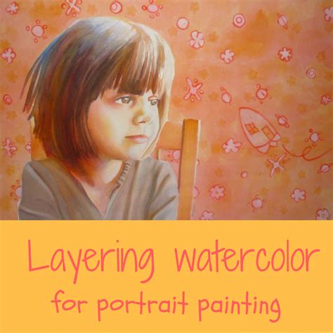 Watercolor Portrait Painting Tutorial With Layering Technique